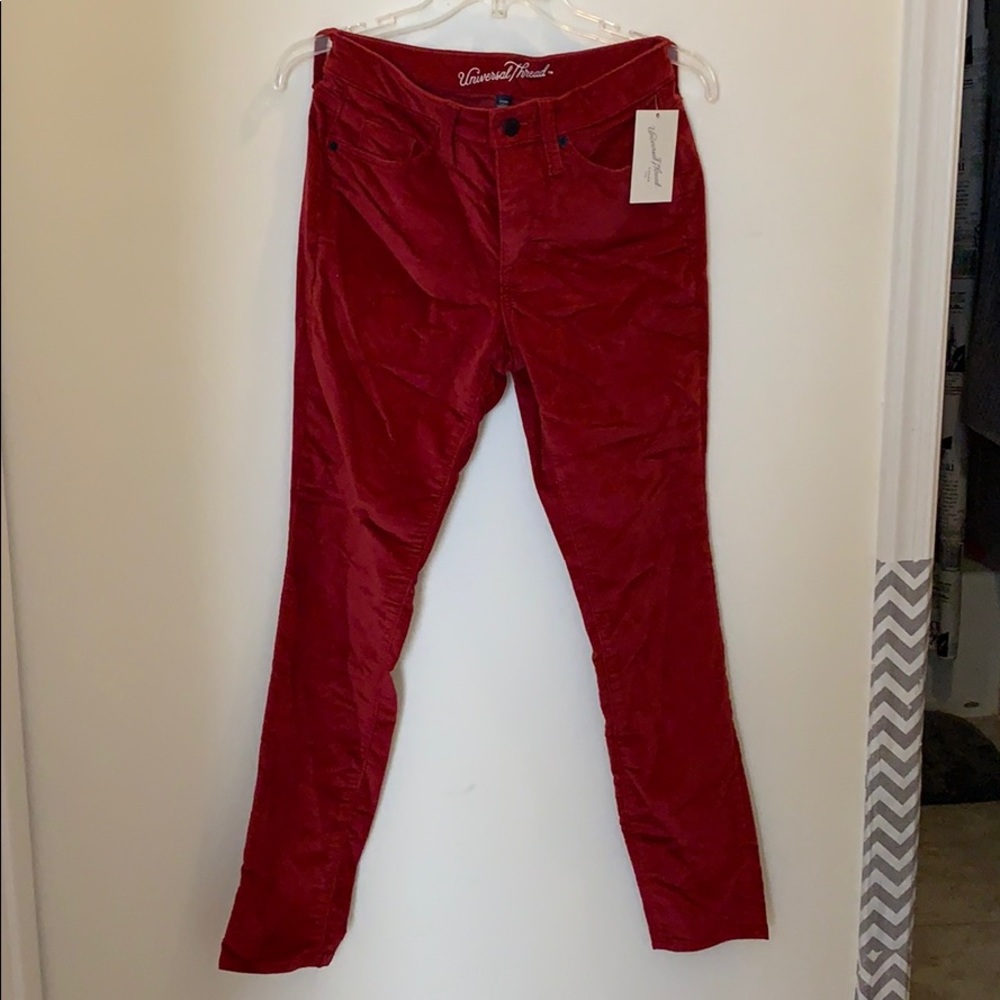 Red pants